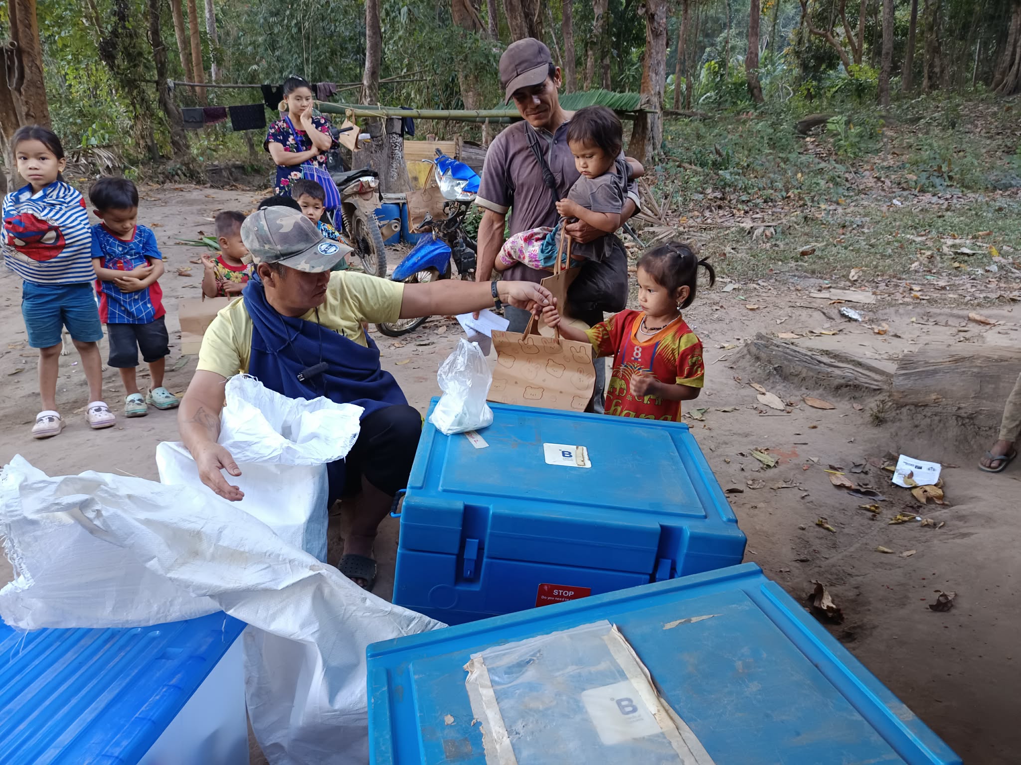 Vaccination outreach in border villages