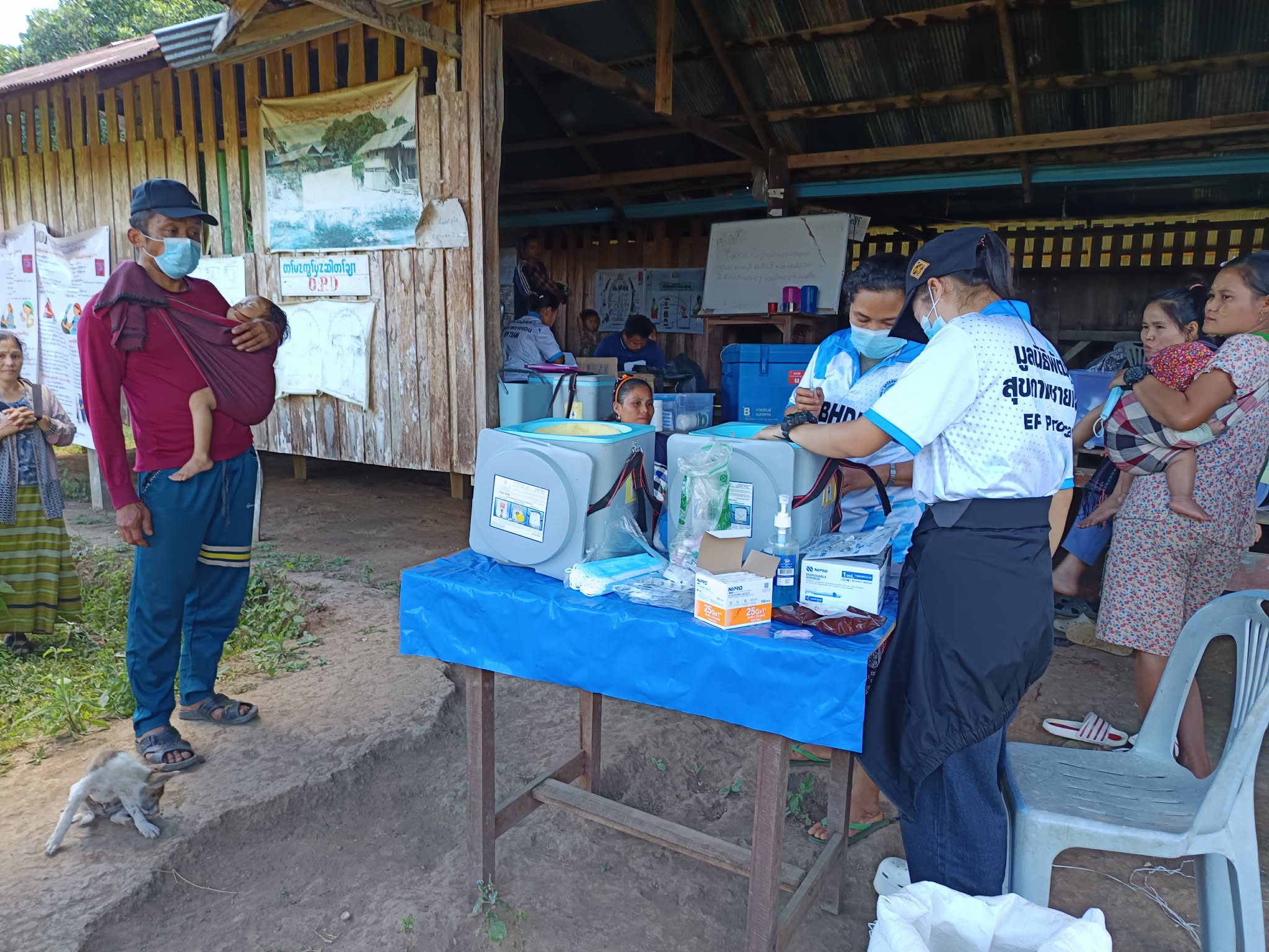 EPI outreach to remote village tract